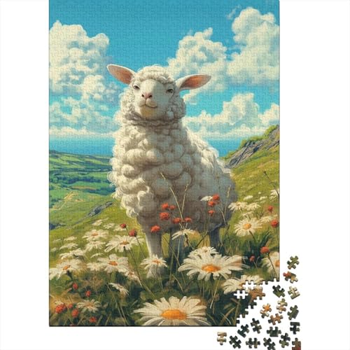 Schaf Puzzle 300 Teile Erwachsener Kniffel Spaß Für Die Ganze Familie - Abwechslungsreiche 300 Puzzleteilige Motive Puzzle Erwachsene, Puzzel 300pcs (40x28cm) von HBAOEEURT