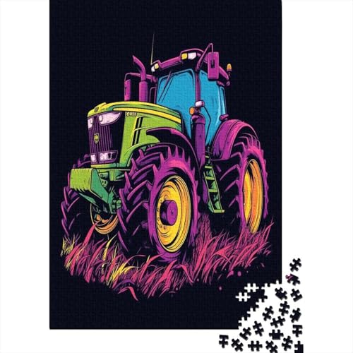 Traktor Puzzle 300 Teile Erwachsener Kniffel Spaß Für Die Ganze Familie - Abwechslungsreiche 300 Puzzleteilige Motive Puzzle Erwachsene, Puzzel 300pcs (40x28cm) von HBAOEEURT