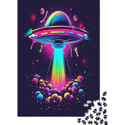 UFO 1000 Teile, Impossible Puzzle,Geschicklichkeitsspiel Für Die Ganze Familie, Erwachsenenpuzzle Ab 14 Jahren Puzzel 1000pcs (75x50cm) von HBAOEEURT