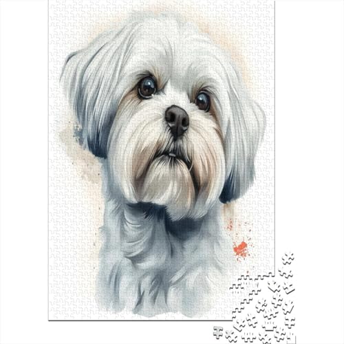 Xishi Hund Puzzle 500 Teile Puzzles Für Erwachsene Klassische Puzzles 500 Teile Erwachsene Puzzlespiel Erwachsene 500 Teile Erwachsenen Puzzlespiel Puzzel 500pcs (52x38cm) von HBAOEEURT