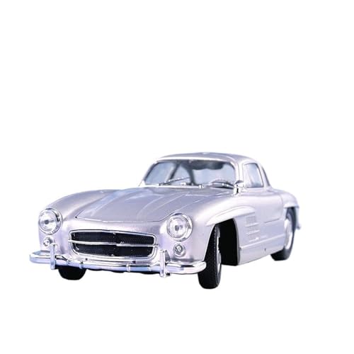 HBJzxlOK Auto aus Zinklegierung Für 300 SL Alloy Diecast Metal Model Car 1:24 Größe(Silver with Box) von HBJzxlOK