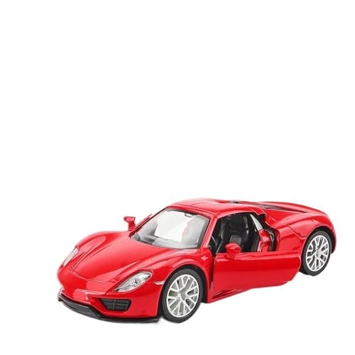 HBJzxlOK Auto aus Zinklegierung Für 918 Legierung Auto Modell Druckguss Metall Auto Modell 1:36 Größe(Red) von HBJzxlOK