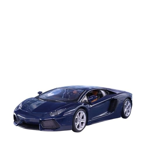 HBJzxlOK Auto aus Zinklegierung Für A&ventador LP700-4 Legierung Druckguss Metall Modell Auto 1:24 Größe(Blue No Box) von HBJzxlOK