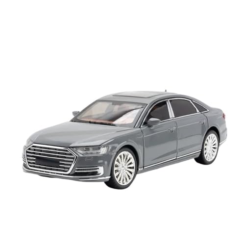 HBJzxlOK Auto aus Zinklegierung Für A8 Alloy Diecast Metal Model Car Pull Back Model Car 1:24 Größe(Grey No Box) von HBJzxlOK