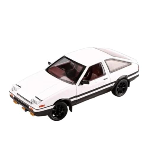 HBJzxlOK Auto aus Zinklegierung Für AE86 Legierung Auto Modell Druckguss Metall Fahrzeuge Auto Modell 1:24 Größe(White with Box) von HBJzxlOK