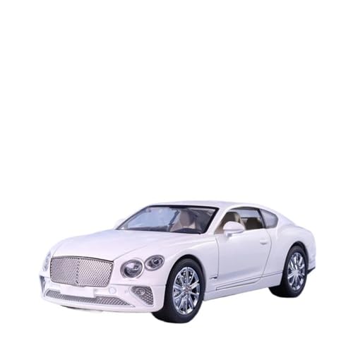 HBJzxlOK Auto aus Zinklegierung Für C&ontinental GT Legierung Automodell Druckguss Metall Automodell 1:24 Größe(White with Box) von HBJzxlOK