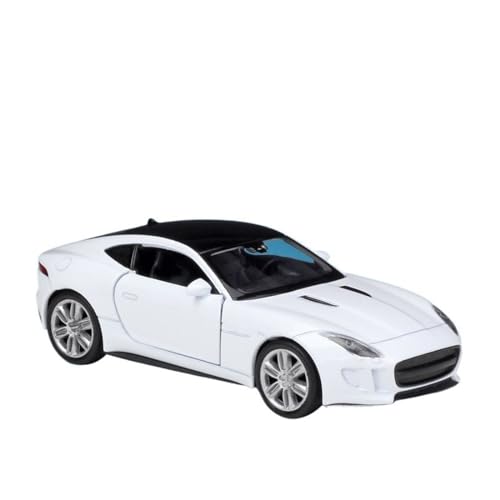 HBJzxlOK Auto aus Zinklegierung Für F-Type Alloy Diecast Metal Car Model Pull Back Car Model 1:36 Größe(WHITE) von HBJzxlOK