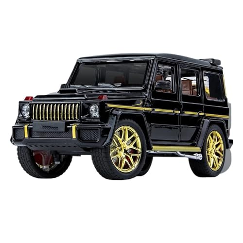 HBJzxlOK Auto aus Zinklegierung Für G63 Alloy Diecast Metal Model Car Pull Back Model Car 1:24 Größe(Bright black Box) von HBJzxlOK