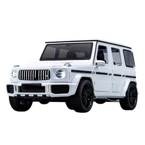 HBJzxlOK Auto aus Zinklegierung Für G63 Alloy Diecasts Metall Modellauto Zurückziehen Modellauto 1:18 Größe(White with Box) von HBJzxlOK