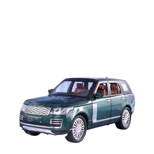 HBJzxlOK Auto aus Zinklegierung Für L&und SUV Legierung Druckguss Automodell Pull Back Automodell 1:24 Größe(Green with Box) von HBJzxlOK