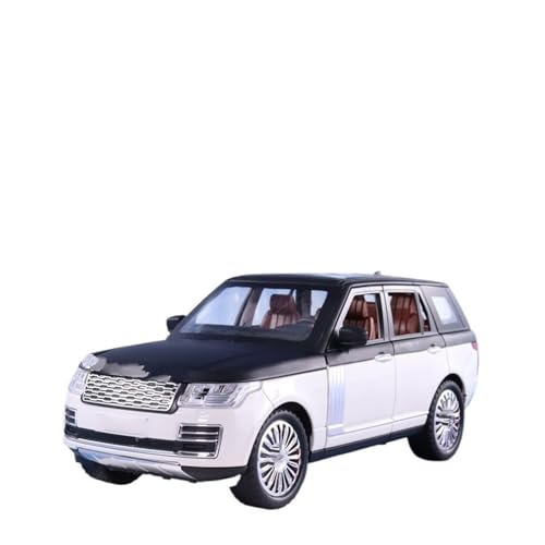 HBJzxlOK Auto aus Zinklegierung Für L&und SUV Legierung Druckguss Automodell Pull Back Automodell 1:24 Größe(White No Box) von HBJzxlOK