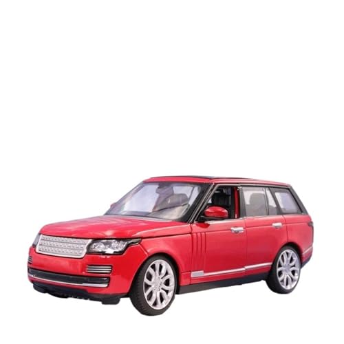 HBJzxlOK Auto aus Zinklegierung Für L&und SUV Legierung Druckguss Metall Automodell 1:24 Größe(Red with Box) von HBJzxlOK