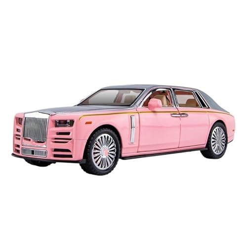 HBJzxlOK Auto aus Zinklegierung Für P&hantom Alloy DieCas Modellauto Pull Back Modellauto 1:24 Größe(Pink) von HBJzxlOK