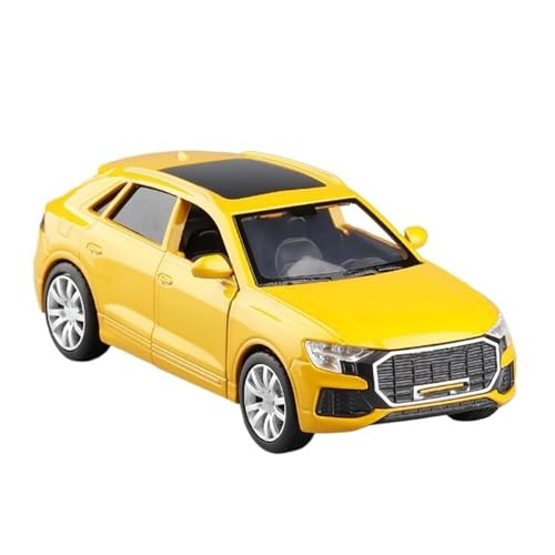 HBJzxlOK Auto aus Zinklegierung Für Q8 SUV Legierung Diecasts Metall Auto Modell Zurückziehen Auto Modell 1/36 Größe(Yellow) von HBJzxlOK