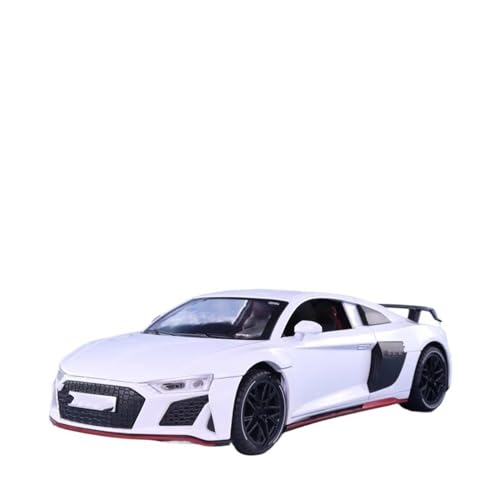 HBJzxlOK Auto aus Zinklegierung Für R8 V10 Alloy Diecasts Metallautomodell 1:24 Größe(White no Box) von HBJzxlOK