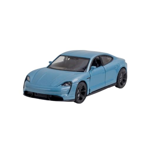 HBJzxlOK Auto aus Zinklegierung Für T&aycan Alloy Diecast Metal Automodell Pull Back Automodell 1:36 Größe(Blue) von HBJzxlOK