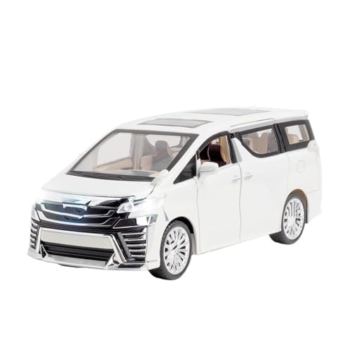 HBJzxlOK Auto aus Zinklegierung Für V&ellfire MPV Legierung Druckguss Metall Automodell 1:24 Größe(White) von HBJzxlOK