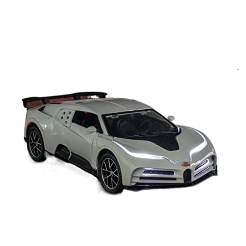 HBJzxlOK Zinklegierung Auto Für B&ugatti Für DIVO Super Sport Auto Legierung Auto Modell Druckguss Modelle 1/32 Größe(White Centodieci) von HBJzxlOK