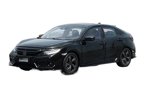 HBJzxlOK Zinklegierung Auto Für H&onda für Civic 2020 Schrägheck Druckgussfahrzeuge Automodell 1:18 Größe(Black In Box) von HBJzxlOK