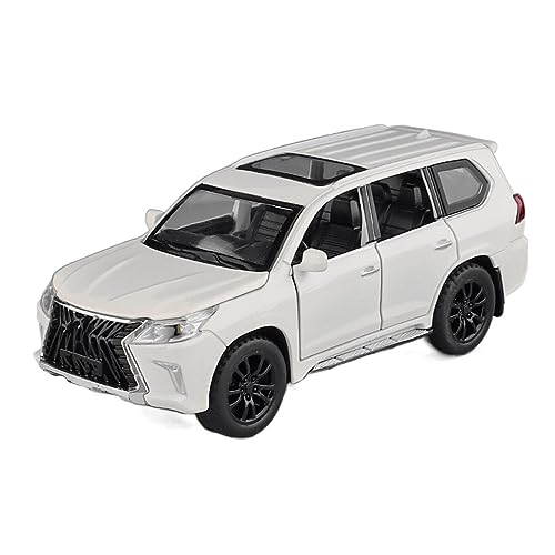 HBJzxlOK Zinklegierung Auto Für L&exus Für LX570 Fahrzeuge Metalldruckguss-Legierung Autos Modelle 1:32 Größe(White) von HBJzxlOK