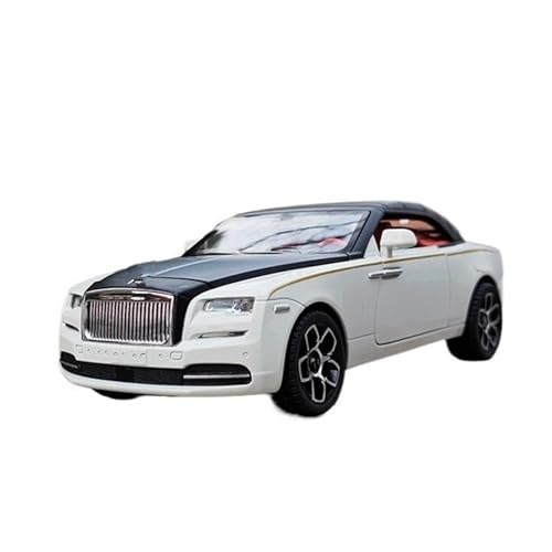 HBJzxlOK Zinklegierung Auto Für R&olls for Dawn Alloy Model Diecast Metal Vehicles Car Model 1:24 Größe(White) von HBJzxlOK