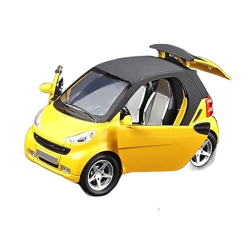 HBJzxlOK Zinklegierung Auto Für SMART Cars Trucks Modelle Druckguss-Legierungsautomodell 1:32 Größe(Yellow) von HBJzxlOK