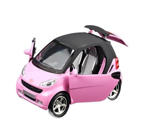 HBJzxlOK Zinklegierung Auto Für Smart Cute Diecast-Modellauto Mit Rückzug 1:32 Größe(Pink) von HBJzxlOK