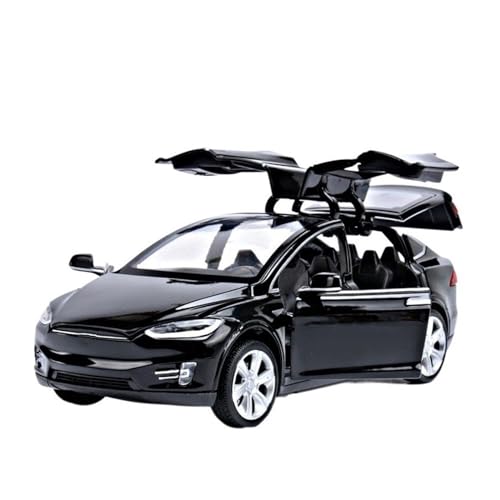 HBJzxlOK Zinklegierung Auto Für T&esla Für Model X Legierung Auto Modell Druckguss Fahrzeuge 1:32 Größe(Noir) von HBJzxlOK