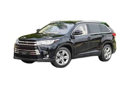 HBJzxlOK Zinklegierung Auto Für T&oyota Für Highlander 2018 Alloy Diecast SUV Automodell 1:18 Größe(Noir) von HBJzxlOK