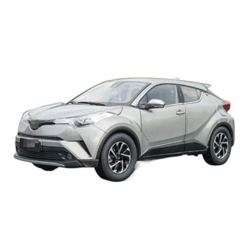 HBJzxlOK Zinklegierung Auto Für T&oyota Für IZOA C-HR 2017 Silber Weiß Rot Legierung Auto Druckguss Modell 1:18 Größe(Silver) von HBJzxlOK