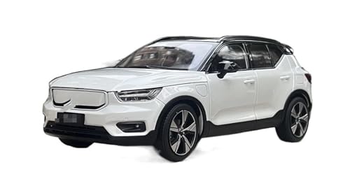 HBJzxlOK Zinklegierung Auto Für V&olvo Für XC40 2022 SUV Diecast Metal Car Modell 1/18 Größe(White) von HBJzxlOK