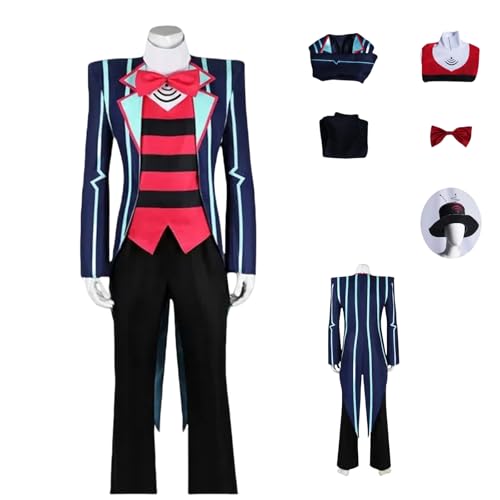 Cosplay Kostüme Charakter Hazbin Hotel Vox Fancy Dress Up Uniform Outfits für Erwachsene Komplettset Halloween Karneval Party Cosplay Kostüme Charakter Hazbin Hotel Vox Fancy Dress Up Uniform Outfits für Erwachsene Komplettset Halloween Karneval Party von HBQC