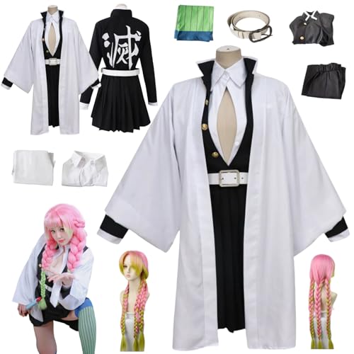 HBQC Anime-Rollenspiel-Kostüm Kanroji Mitsuri CospIay-Kostüm Für Perücken Für Erwachsene Halloween-Karneval-Party HBQC Anime-Rollenspiel-Kostüm Kanroji Mitsuri CospIay-Kostüm Für Perücken Für Erwachsene Halloween-Karneval-Party von HBQC