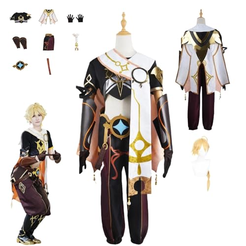 HBQC Genshin Impact Aether Anime-Rollenspiel-Kostüm Cosplay Kostüm Für Perücken Für Erwachsene, Halloween-Karneval-Party HBQC Genshin Impact Aether Anime-Rollenspiel-Kostüm Cosplay Kostüm Für Perücken Für Erwachsene, Halloween-Karneval-Party von HBQC