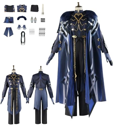 HBQC Genshin Impact Captain Capitano Anime-Rollenspiel-Kostüm Cosplay Kostüm Für Perücken Für Erwachsene, Halloween-Karneval-Party HBQC Genshin Impact Captain Capitano Anime-Rollenspiel-Kostüm Cosplay Kostüm Für Perücken Für Erwachsene, Halloween-Karneval-Party von HBQC
