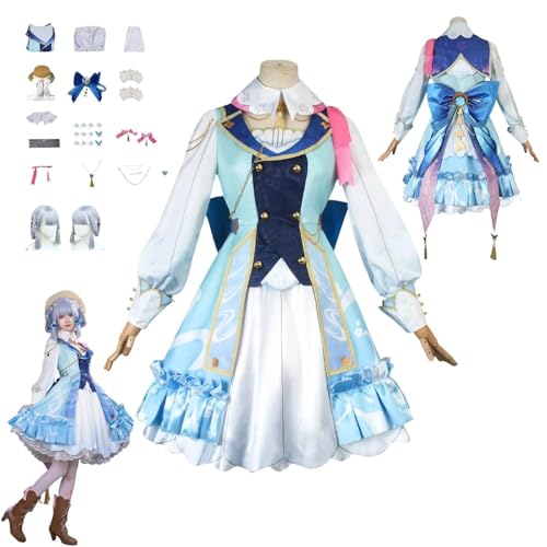 HBQC Genshin Impact Kamisato Ayaka Anime-Rollenspiel-Kostüm Cosplay Kostüm Für Perücken Für Erwachsene, Halloween-Karneval-Party HBQC Genshin Impact Kamisato Ayaka Anime-Rollenspiel-Kostüm Cosplay Kostüm Für Perücken Für Erwachsene, Halloween-Karneval-Party von HBQC