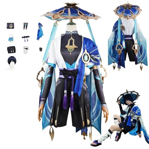 HBQC Genshin Impact Kunikuzushi Anime-Rollenspiel-Kostüm Cosplay Kostüm Für Perücken Für Erwachsene, Halloween-Karneval-Party HBQC Genshin Impact Kunikuzushi Anime-Rollenspiel-Kostüm Cosplay Kostüm Für Perücken Für Erwachsene, Halloween-Karneval-Party von HBQC