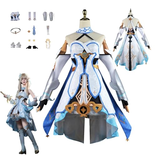 HBQC Genshin Impact Lumine Anime-Rollenspiel-Kostüm Cosplay Kostüm Für Perücken Für Erwachsene, Halloween-Karneval-Party HBQC Genshin Impact Lumine Anime-Rollenspiel-Kostüm Cosplay Kostüm Für Perücken Für Erwachsene, Halloween-Karneval-Party von HBQC