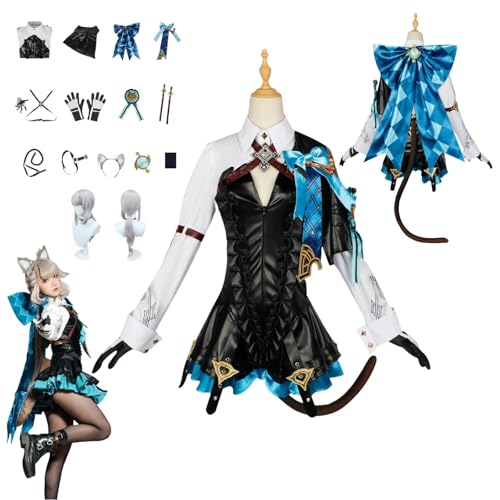 HBQC Genshin Impact Lynette Anime-Rollenspiel-Kostüm Cosplay Kostüm Für Perücken Für Erwachsene, Halloween-Karneval-Party HBQC Genshin Impact Lynette Anime-Rollenspiel-Kostüm Cosplay Kostüm Für Perücken Für Erwachsene, Halloween-Karneval-Party von HBQC