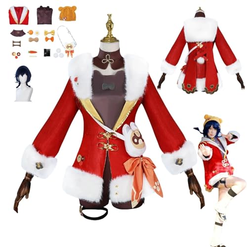 HBQC Genshin Impact Mao Xiangling Anime-Rollenspiel-Kostüm Cosplay Kostüm Für Perücken Für Erwachsene, Halloween-Karneval-Party HBQC Genshin Impact Mao Xiangling Anime-Rollenspiel-Kostüm Cosplay Kostüm Für Perücken Für Erwachsene, Halloween-Karneval-Party von HBQC
