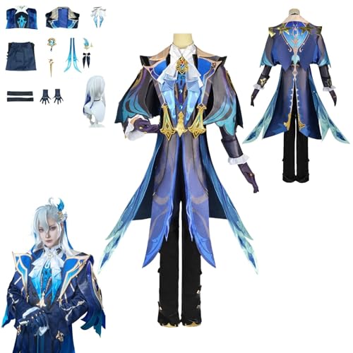 HBQC Genshin Impact Neuvillette Anime-Rollenspiel-Kostüm Cosplay Kostüm Für Perücken Für Erwachsene, Halloween-Karneval-Party HBQC Genshin Impact Neuvillette Anime-Rollenspiel-Kostüm Cosplay Kostüm Für Perücken Für Erwachsene, Halloween-Karneval-Party von HBQC