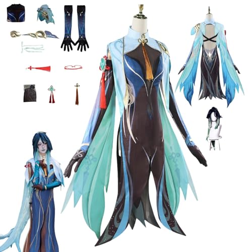 HBQC Genshin Impact Xianyun Anime-Rollenspiel-Kostüm Cosplay Kostüm Für Perücken Für Erwachsene, Halloween-Karneval-Party HBQC Genshin Impact Xianyun Anime-Rollenspiel-Kostüm Cosplay Kostüm Für Perücken Für Erwachsene, Halloween-Karneval-Party von HBQC