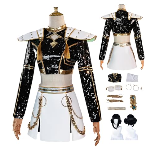 HBQC Anime Charakter Zoey spielen Kostüm komplette Perücke Erwachsenenuniform, Halloween Karneval Party Kleid HBQC Anime Charakter Zoey spielen Kostüm komplette Perücke Erwachsenenuniform, Halloween Karneval Party Kleid von HBQC
