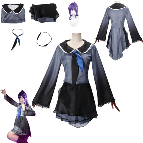 HBQC Project Sekai Colorful Stage Asahina Mafuyu Anime-Rollenspiel-Kostüm Cosplay Kostüm Für Perücken Für Erwachsene, Halloween-Karneval-Party HBQC Project Sekai Colorful Stage Asahina Mafuyu Anime-Rollenspiel-Kostüm Cosplay Kostüm Für Perücken Für Erwachsene, Halloween-Karneval-Party von HBQC