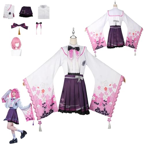 HBQC Project Sekai Colorful Stage Otori emu Anime-Rollenspiel-Kostüm Cosplay Kostüm Für Perücken Für Erwachsene, Halloween-Karneval-Party HBQC Project Sekai Colorful Stage Otori emu Anime-Rollenspiel-Kostüm Cosplay Kostüm Für Perücken Für Erwachsene, Halloween-Karneval-Party von HBQC