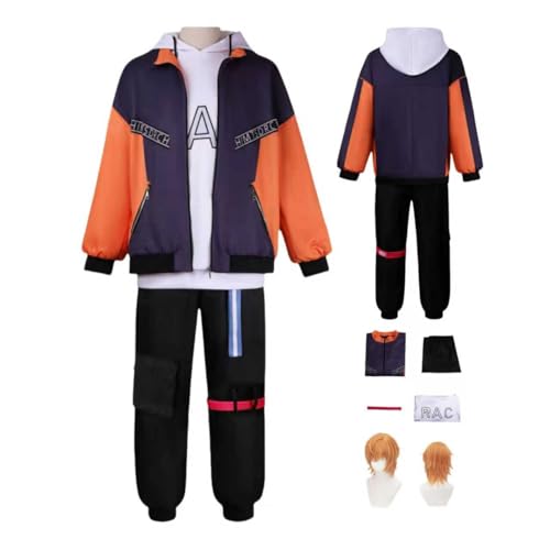 HBQC Project Sekai Colorful Stage Shinonome Akito Anime-Rollenspiel-Kostüm Cosplay Kostüm Für Perücken Für Erwachsene, Halloween-Karneval-Party HBQC Project Sekai Colorful Stage Shinonome Akito Anime-Rollenspiel-Kostüm Cosplay Kostüm Für Perücken Für Erwachsene, Halloween-Karneval-Party von HBQC