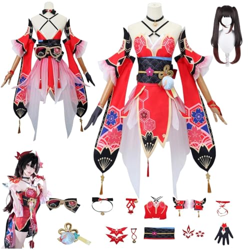 Honkai Impact Sparkle Anime-Rollenspiel-Kostüm Cosplay Kostüm Für Perücken Für Erwachsene, Halloween-Karneval-Party Honkai Impact Sparkle Anime-Rollenspiel-Kostüm Cosplay Kostüm Für Perücken Für Erwachsene, Halloween-Karneval-Party von HBQC