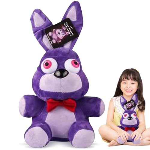 HBSFBH Cartoon Plüsch Anime Spielzeug, FNAF Plushies, FNAF Plush Doll, Five Nights Game Plush Doll, Bonnie Foxy Chica Cute Stuffed Dolls, Sister Location Foxy Figures Plush, Gifts for FNAF Fans von HBSFBH