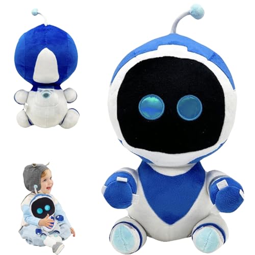 HBSFBH Astro Bot Plüsch, Astro Bot Figur für Kinder, 2024 Astro Bot Plush, Weicher Gefüllter Roboterplüsch, Astro Bot Plüschspielfigur Plüsch, Roboter Plüschspielzeug für Halloween Weihnachten von HBSFBH