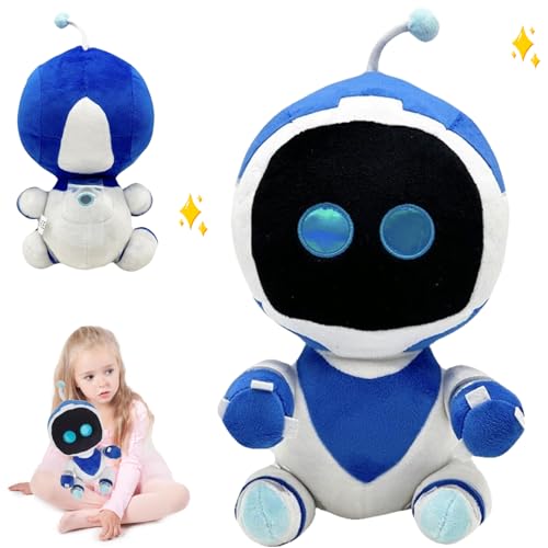 HBSFBH Astro Bot Plüsch, Astro Bot Figur für Kinder, 2024 Astro Bot Plush, Weicher Gefüllter Roboterplüsch, Astro Bot Plüschspielfigur Plüsch, Roboter Plüschspielzeug für Halloween Weihnachten von HBSFBH